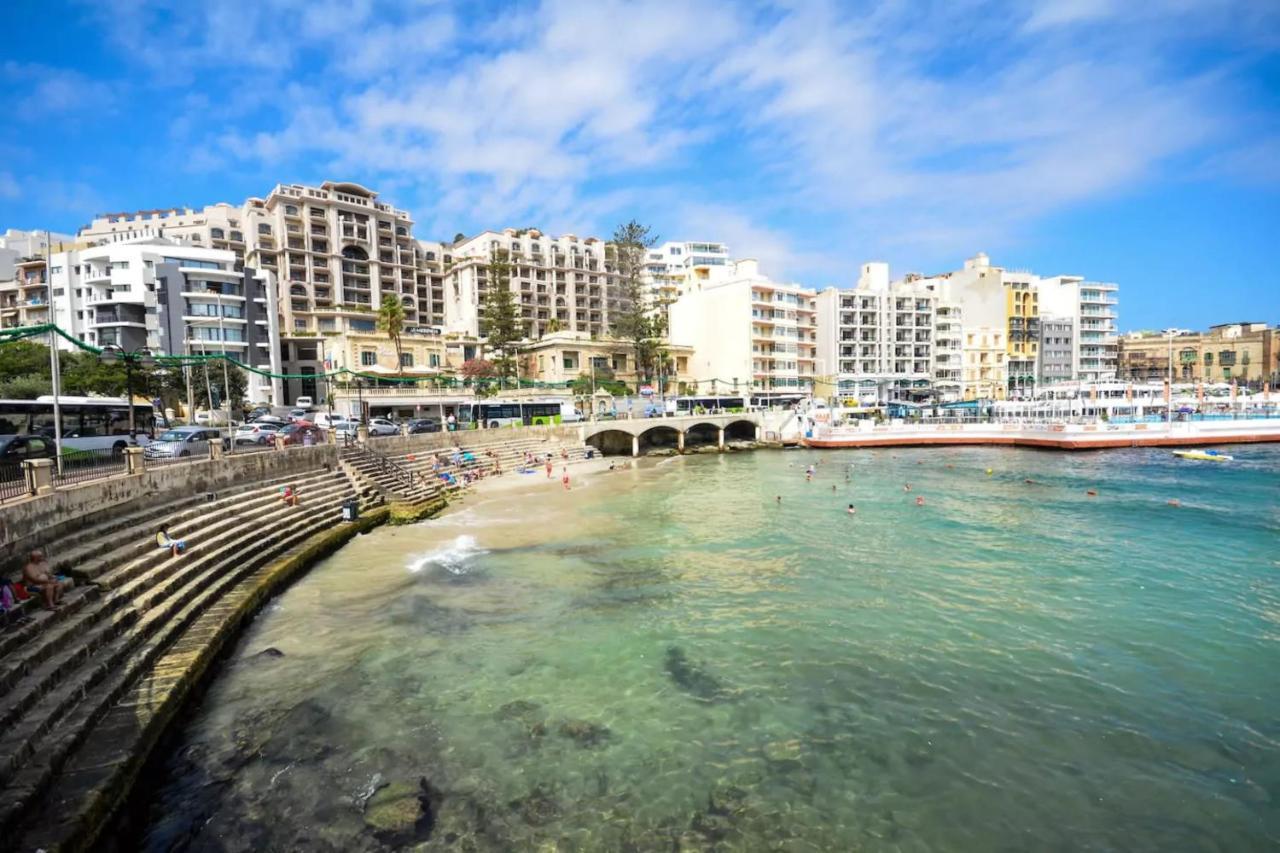 Modern 3 Bedroom & 3 Bathroom Apartment - Near Balluta Bay St. Julian's Exterior foto